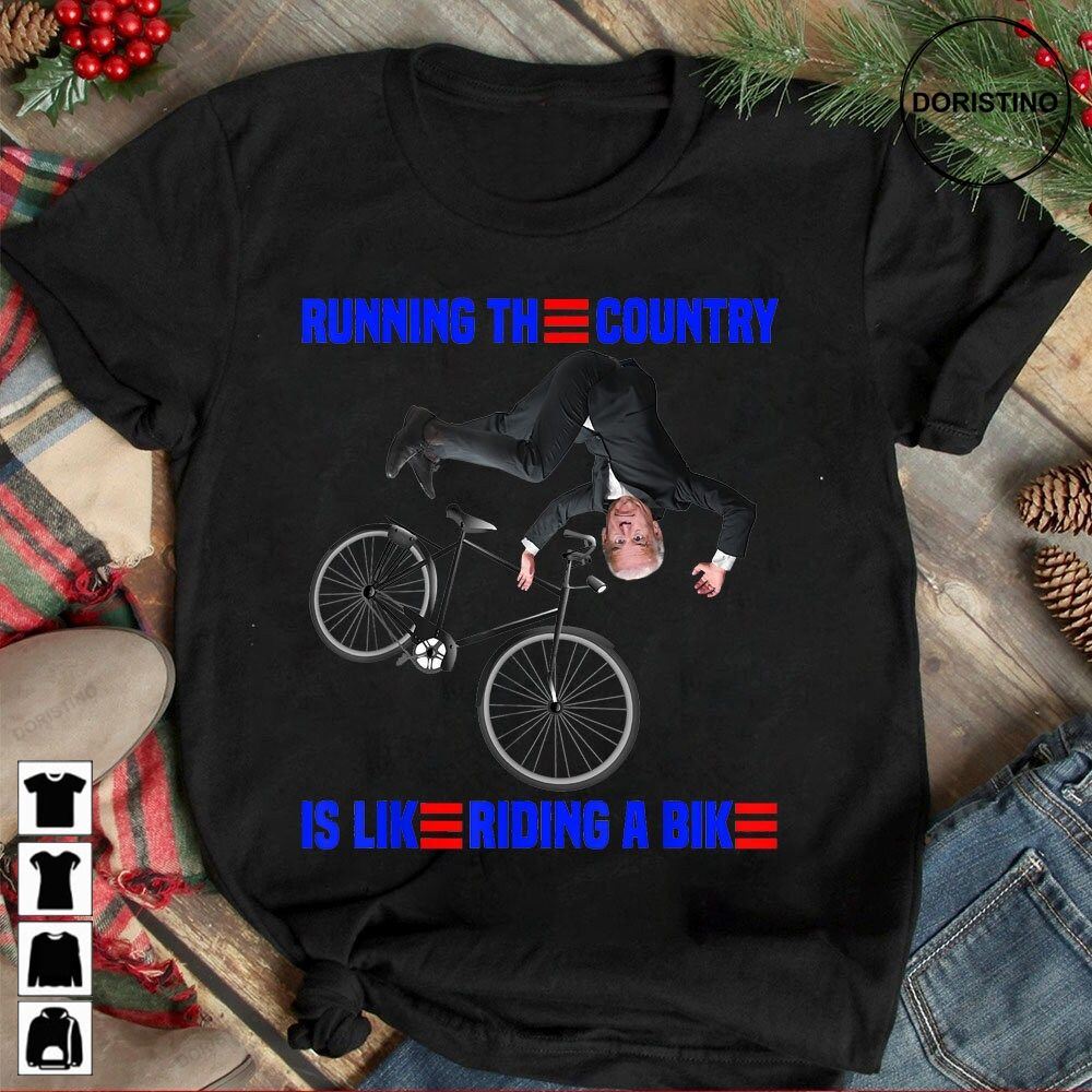 Biden Bike Running The Country Biden Bike Gift Awesome Shirts