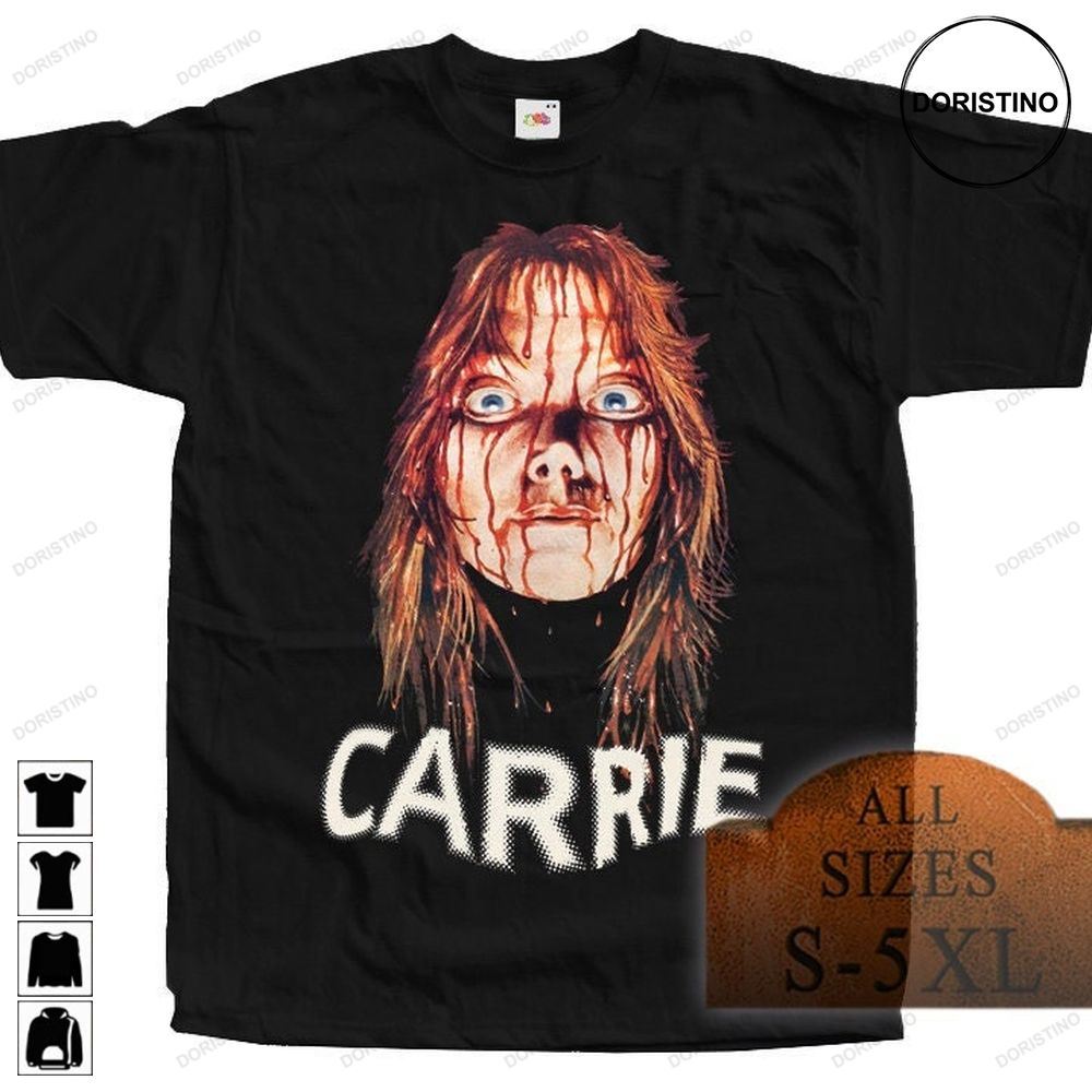 Carrie V10 Horror Poster All Sizes S-5xl Cotton Trending Style