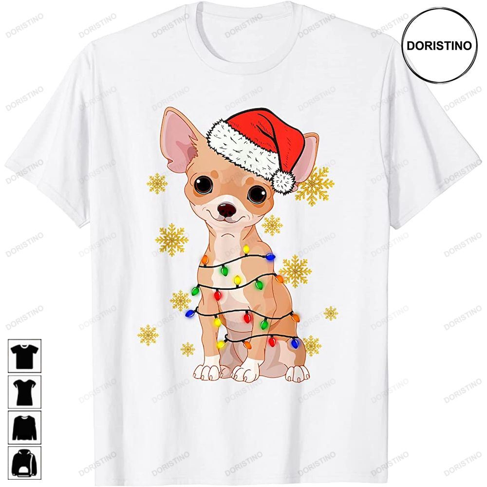 Cute Santa Chihuahuasweet Xmas Chihuahuacute Christmas Dog Awesome Shirts