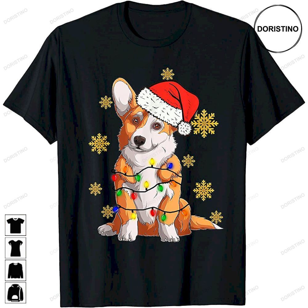 Cute Santa Corgi Sweet Xmas Corgi Cute Christmas Dog Awesome Shirts