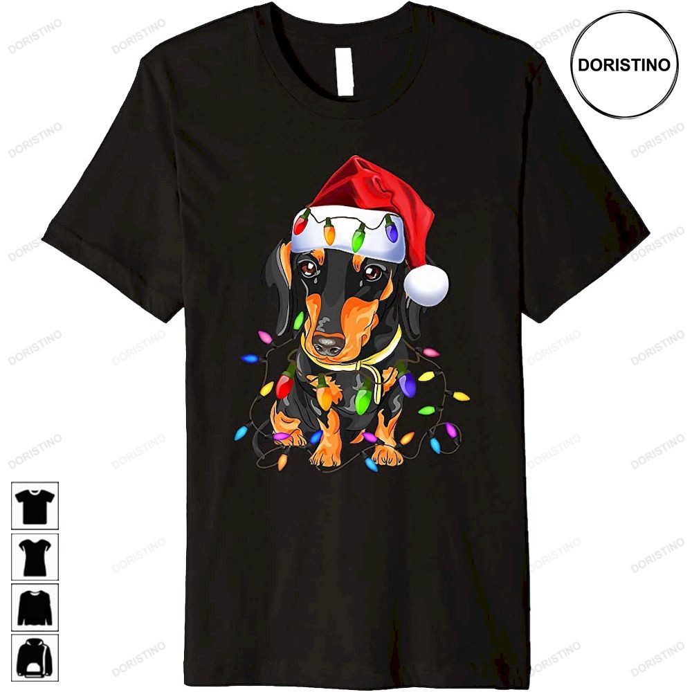 Dachshund Christmas Loves Led Cute Christmas Light Dog Lover Trending Style
