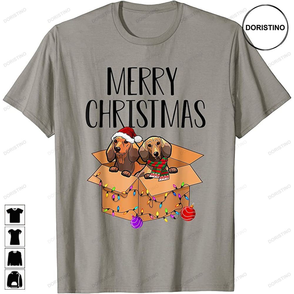 Dachshund Merry Christmas Xmas Dachshund Christmas Dog Limited Edition T-shirts