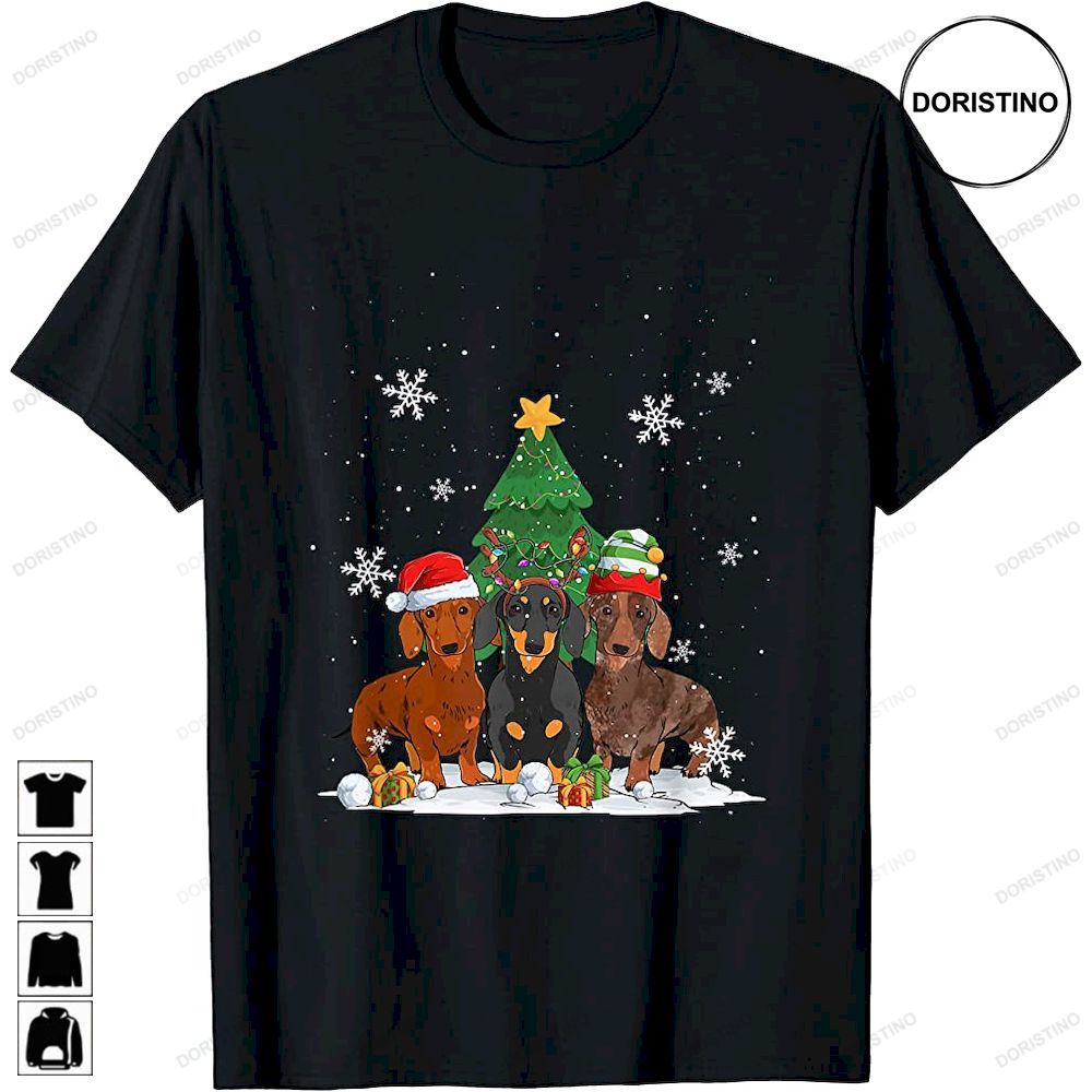 Dachshund Ugly Christmas Weiner Dog Lovers Limited Edition T-shirts