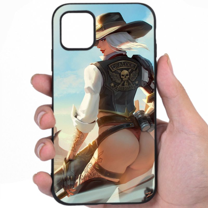 Overwatch Smoldering Looks Sexy Anime Artwork iPhone Samsung Phone Case