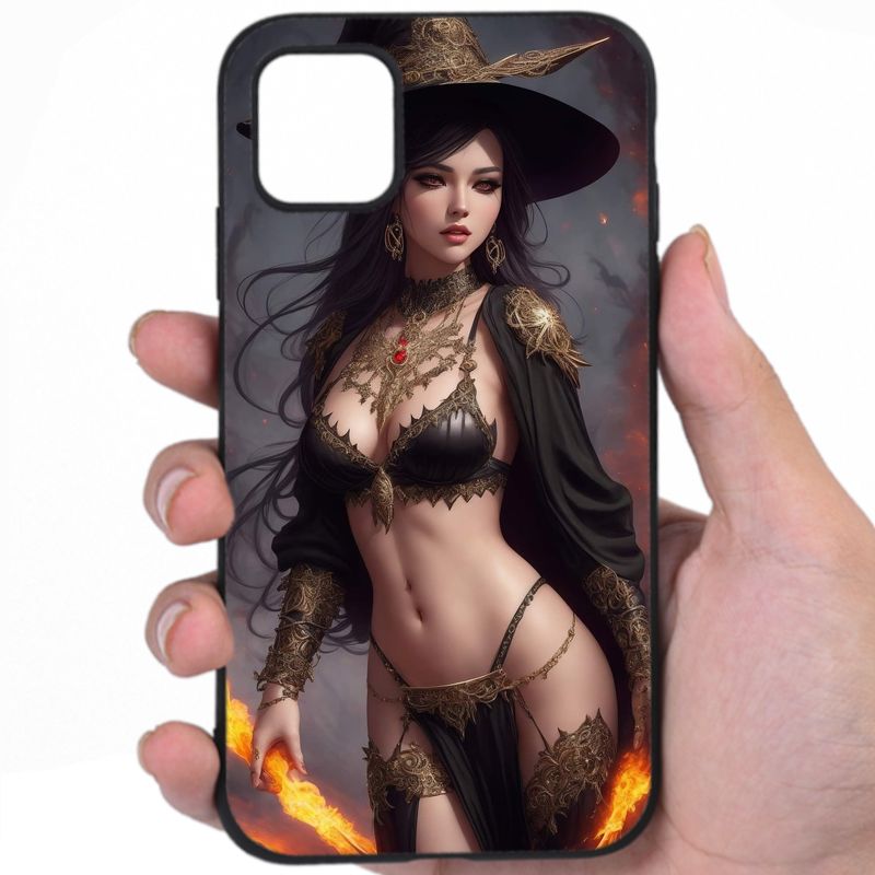 Witches Smoldering Looks Hentai Art Awesome Phone Case