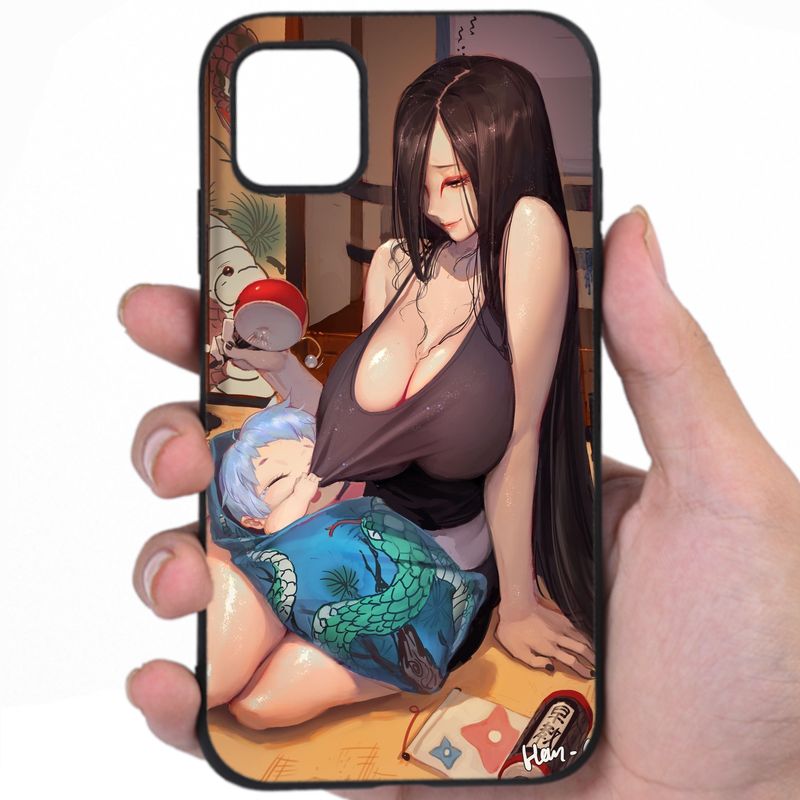 Witches Tempting Gaze Sexy Anime Mashup Art iPhone Samsung Phone Case