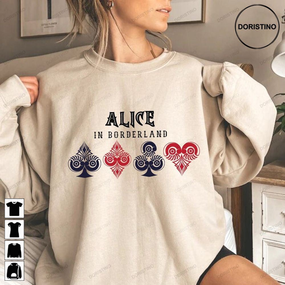 Alice In Borderland 2 Survival Movie Survival Game Playing Cards Alice In Borderland Unisex Tee Awesome Shirts