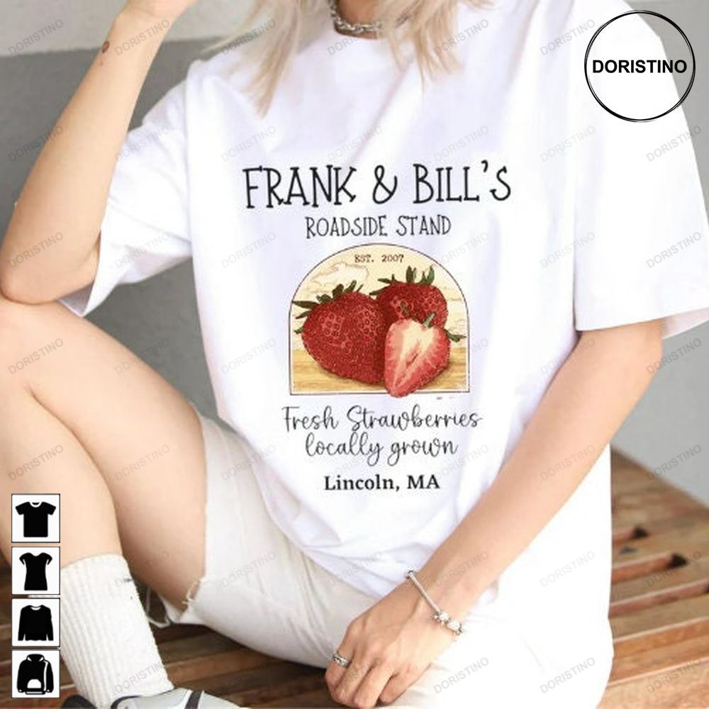 Frank And Bill Roadside Stand Tlou Tee Strawberries The Last Of Us Fan Tee Bill And Frank Fan Tee Tv Show Trending Style