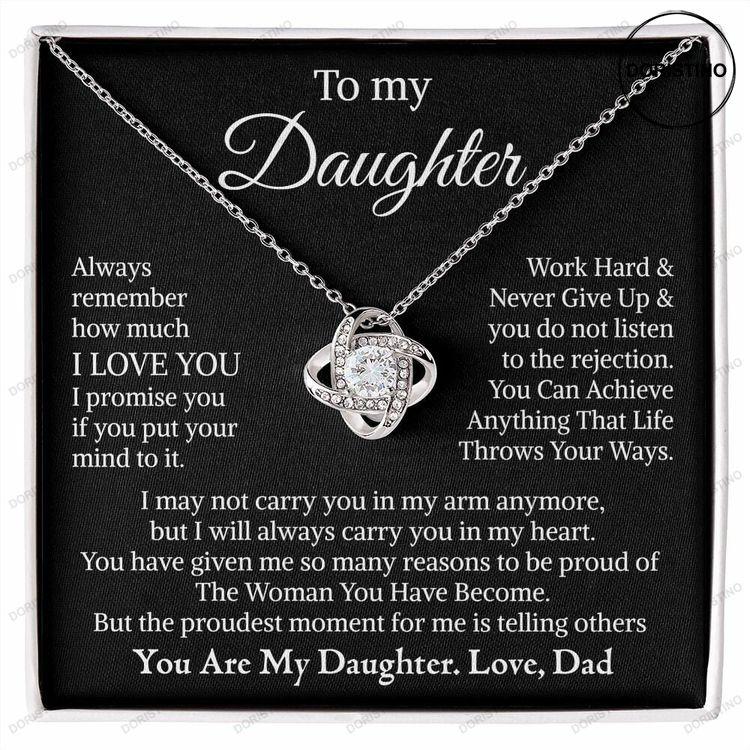 Gift For Daughter From Dad To My Daughter Necklace Daughter Quote From Dad Daughter Birthday Gift Daughter Graduation Gift Doristino Awesome Necklace