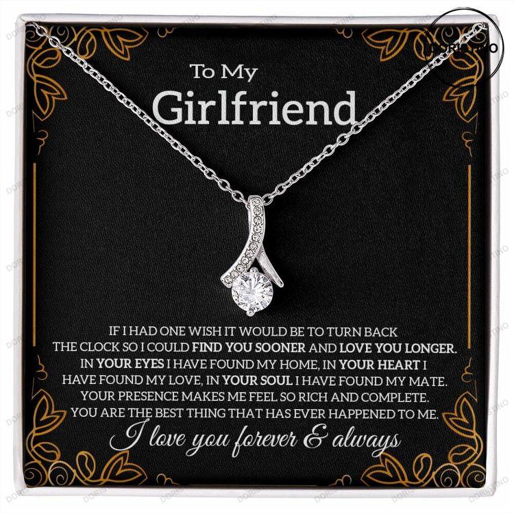 Gift For Girlfriend Meaningful Gift Card With For Soulmate Gift For Wife Anniversary Gift Necklace Doristino Limited Edition Necklace
