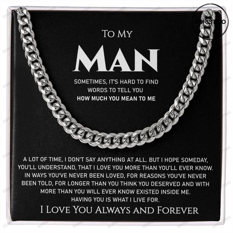 Gift For Man Necklace Anniversary Necklace For Man Birthday Gift For Man Doristino Awesome Necklace