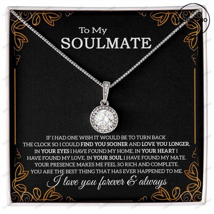 Gift For Soulmate Gift For Girlfriend Gift For Wife Anniversary Gift Meaningful Card Gift Personalised Necklace Doristino Awesome Necklace
