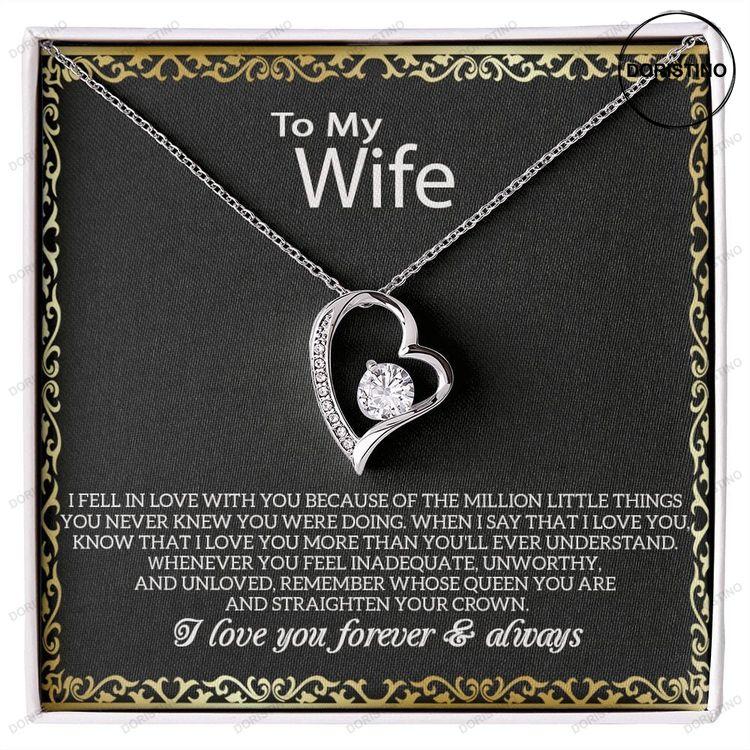 Gift For Wife Wife Birthday Gift Anniversary Gift For Wife Wife Necklace Valentines Day Gift For Wife To My Wife Gift Wife Jewelry Doristino Limited Edition Necklace