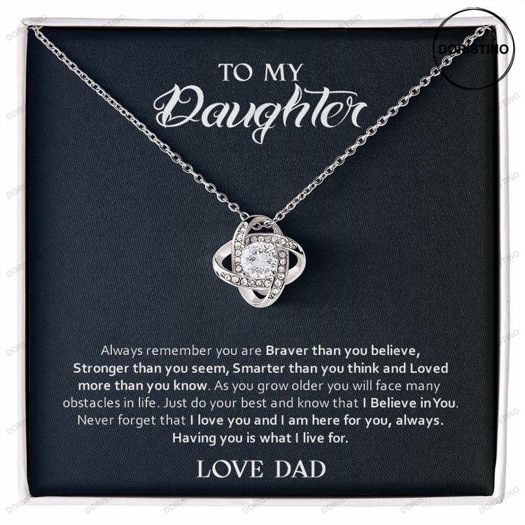 Gift From Father To Daughter 925 Sterling Silver Necklace Meaningful Daughter Gift From Dad Gift For A Daughter From Dad Dad To Daughter Doristino Limited Edition Necklace