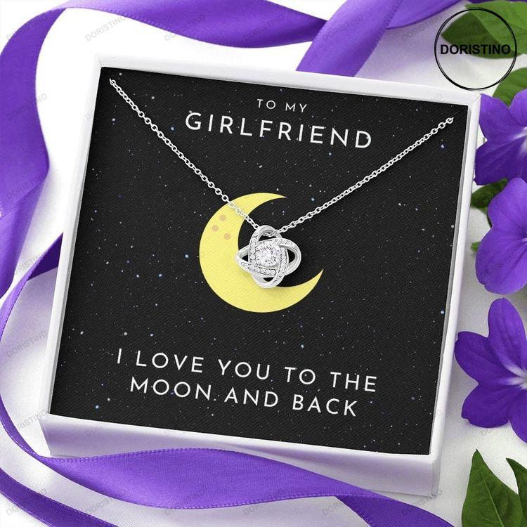 Girlfriend Crescent Moon Necklace Valentines Day Necklace Valentines Day Gift Gift For Girlfriend Girlfriend Necklace Anniversary Gift Doristino Awesome Necklace