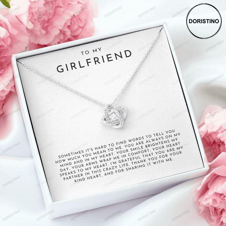 Girlfriend Gift Birthday Gifts For Girlfriend Girlfriend Necklace Gf Gifts Relationship Gifts Cute Gifts For Girlfriend Gf Necklace Doristino Limited Edition Necklace