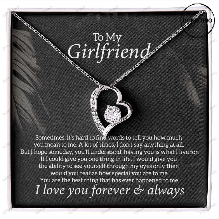 Girlfriend Necklace Gift Box Meaningful Gift Melt Her Heart For Wife Birthday Girlfriend Christmas Holiday Personalised Jewellery Gift Doristino Awesome Necklace