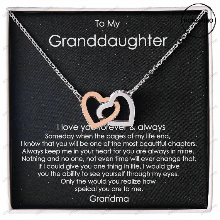Granddaughter Necklace From Grandma Personalized Granddaughter And Grandma Gift Grandma And Granddaughter Jewelry Doristino Awesome Necklace