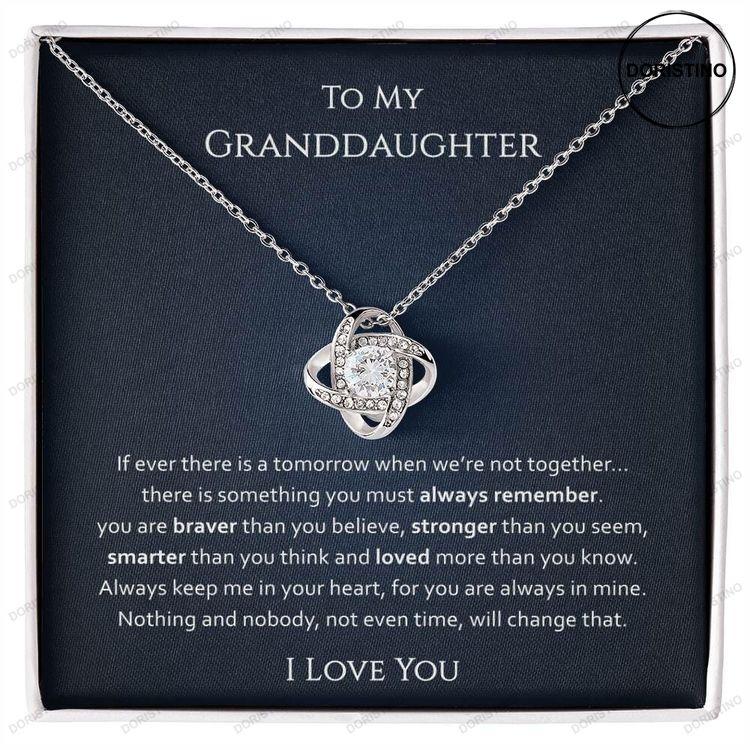 Granddaughter Necklace Gift From Grandma Gift For Granddaughter From Grandparent Doristino Limited Edition Necklace