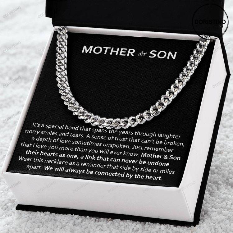 Mohter And Son Cuban Necklace Gift For Any Ocasion Doristino Trending Necklace
