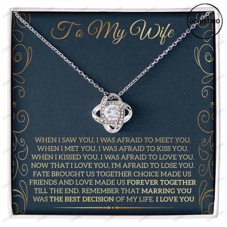 Mothers Day Gift For Wife Personalized Wife Necklace Thoughtful Gift For Wife Special Gift For Wife From Husband Meaningful Wife Gift Doristino Awesome Necklace