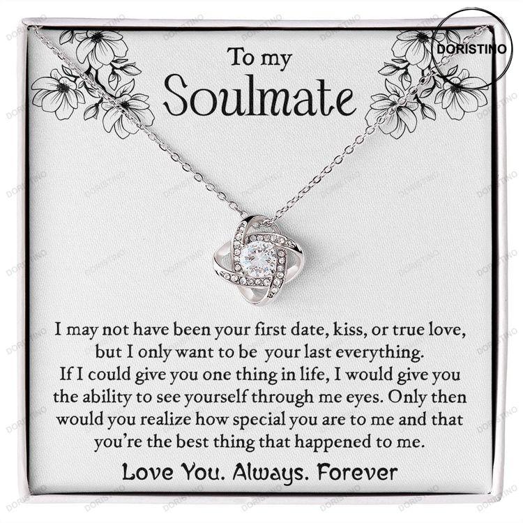 My Soulmate Gift Love Knot Necklace Gift Soulmate Jewelry Doristino Awesome Necklace