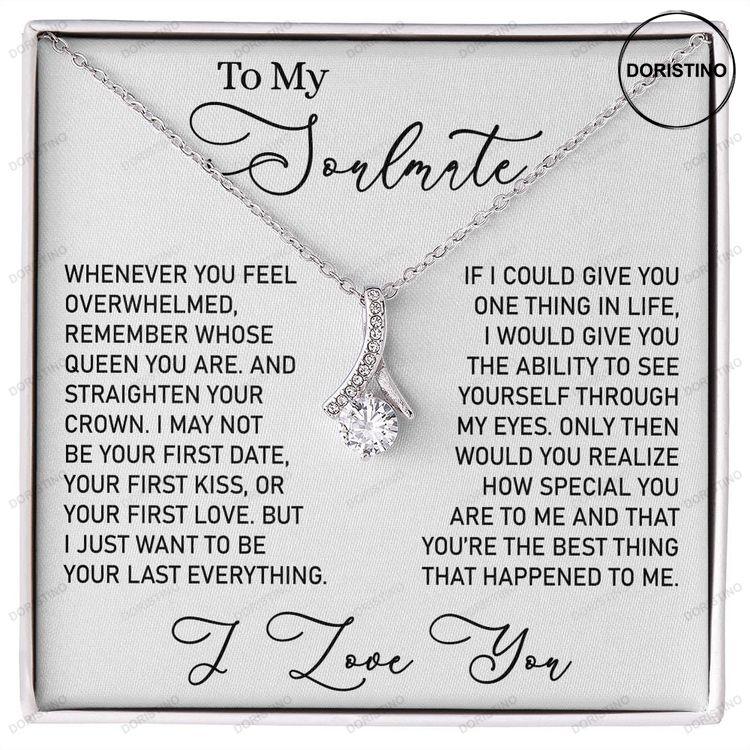 My Soulmate Soulmate Gift Soulmate Jewelry Alluring Love Necklace Valentine Gift Doristino Limited Edition Necklace