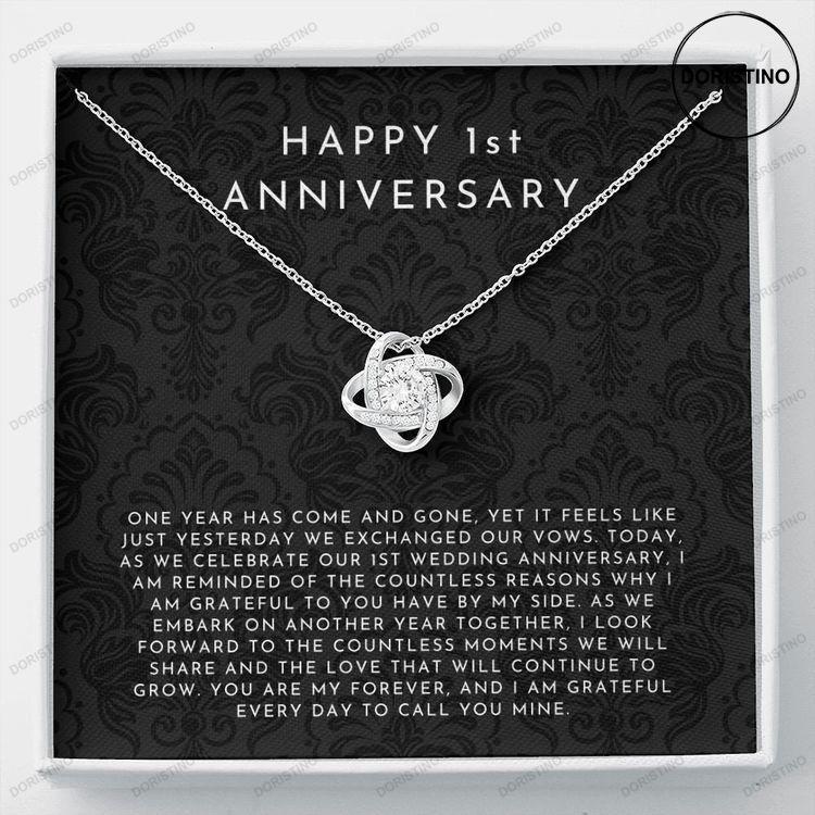 One Year Anniversary Gift 1st Anniversary Gift One Year Wedding Anniversary Gift One Year Anniversary Gift For Wife 1st Anniversary Doristino Trending Necklace