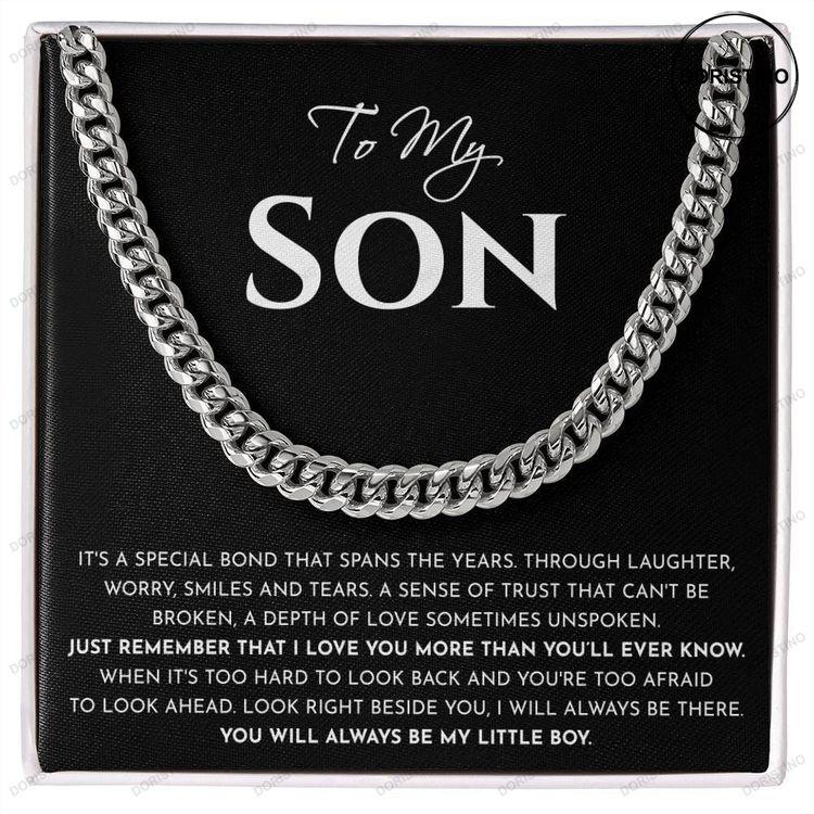 Sentimental Gift For Son Graduation Necklace Gift For Son With Love Message Card Doristino Awesome Necklace