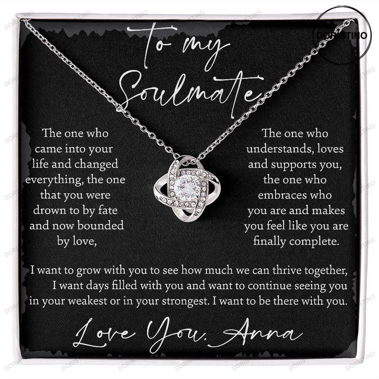 Soulmate Gift Love Knot Necklace For Woman For Wife For Girlfriend Doristino Trending Necklace