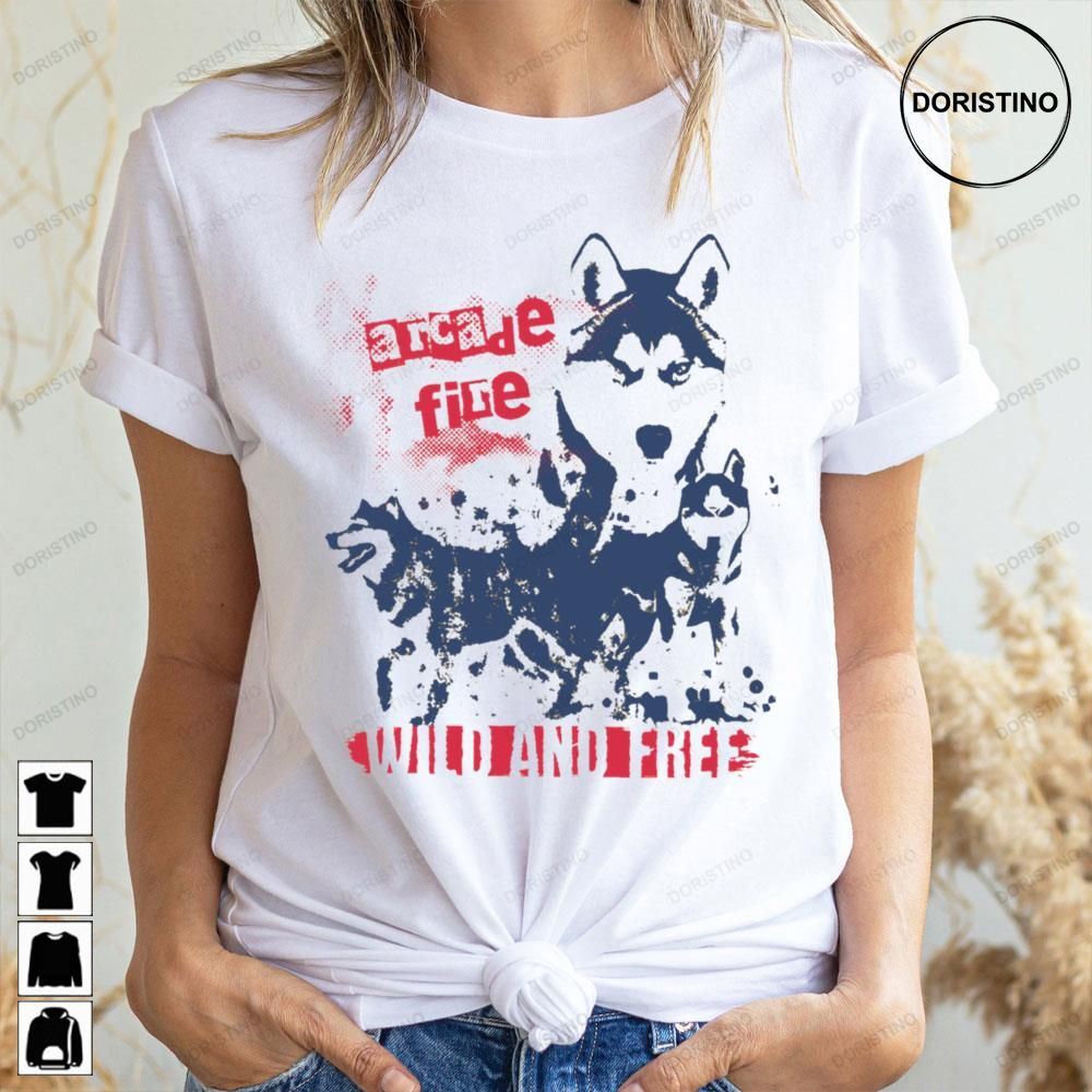 Arcade Fire Wild And Free Limited Edition T-shirts