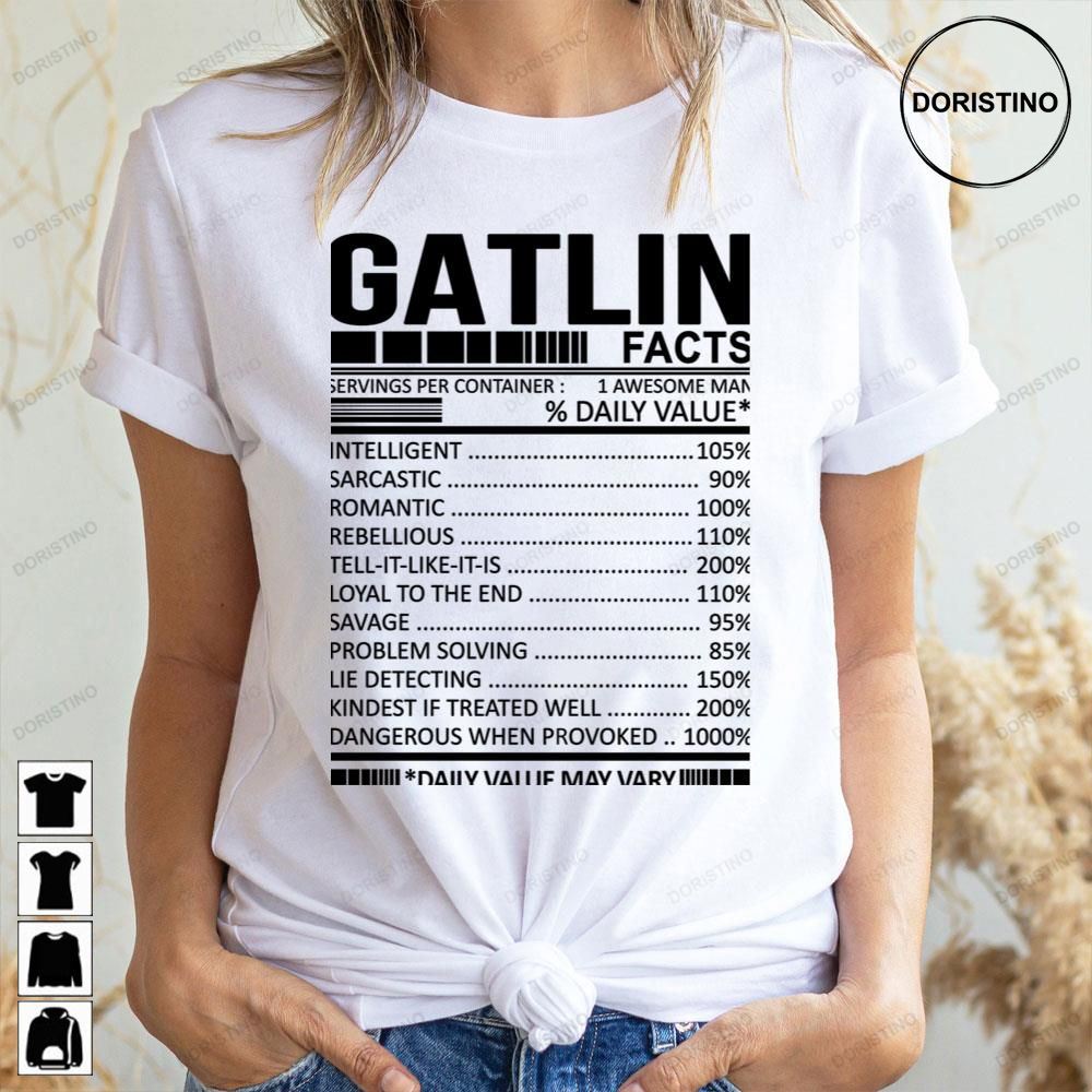 Black Art Nutrition Facts Gatlin Awesome Shirts
