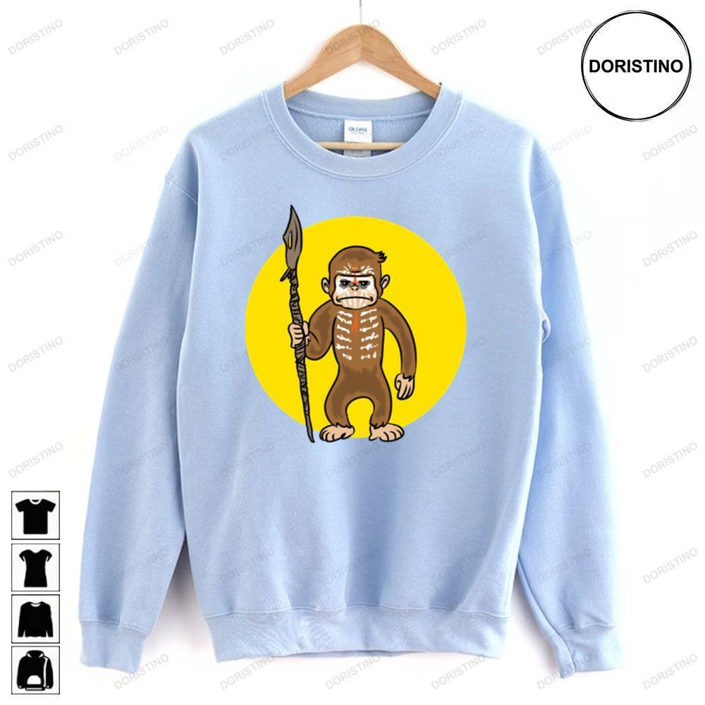 Caesar Curious George A Very Monkey Christmas 2 Doristino Limited Edition T-shirts