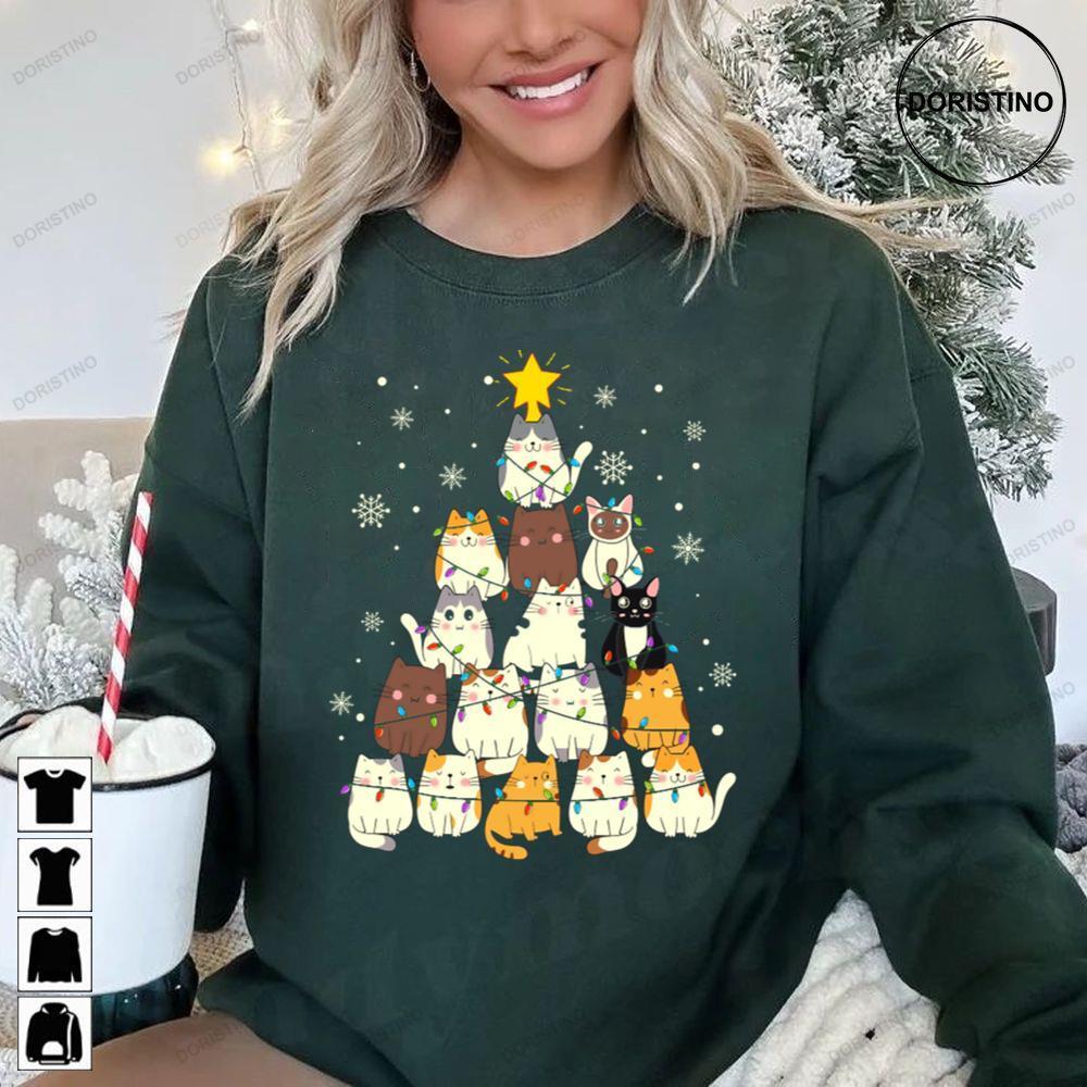 Cat Christmas Tree 2 Doristino Trending Style