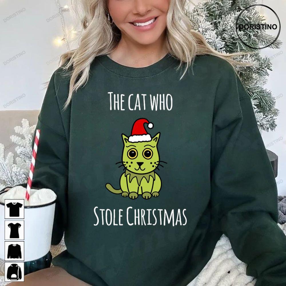Cat Who Stole Dr Seuss How The Grinch Stole Christmas 2 Doristino Limited Edition T-shirts