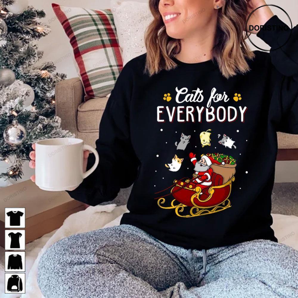 Cats For Everybody Cat Lover Christmas 2 Doristino Limited Edition T-shirts