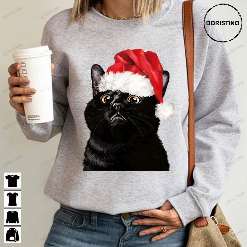 Christmas Black Cat 2 Doristino Limited Edition T-shirts