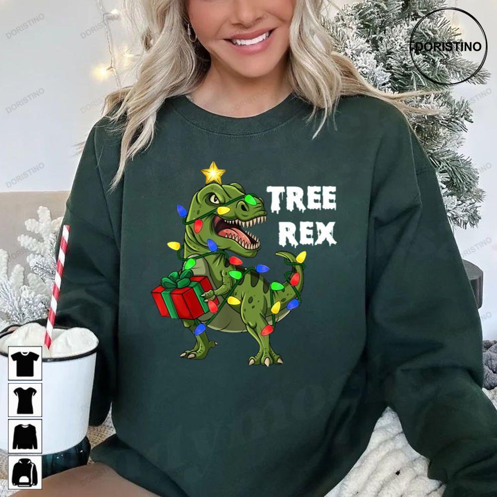 Christmas Dinosaur Tree Rex 2 Doristino Trending Style