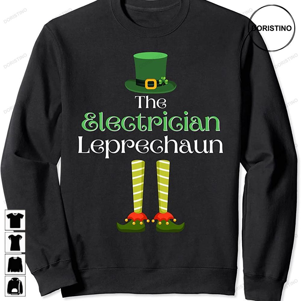 Electrician Leprechaun Matching Family St Patricks Day Awesome Shirts