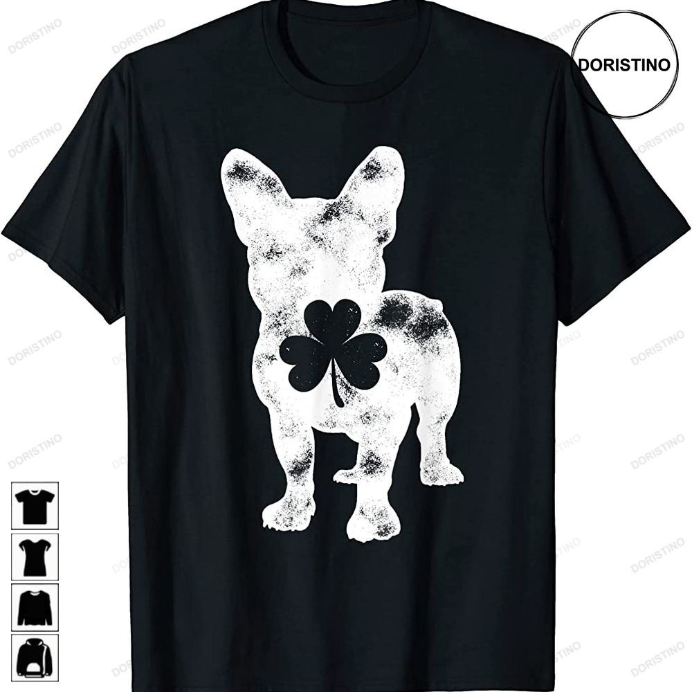 French Bulldog St Patricks Day Men Women Shamrock Dog Lover Awesome Shirts