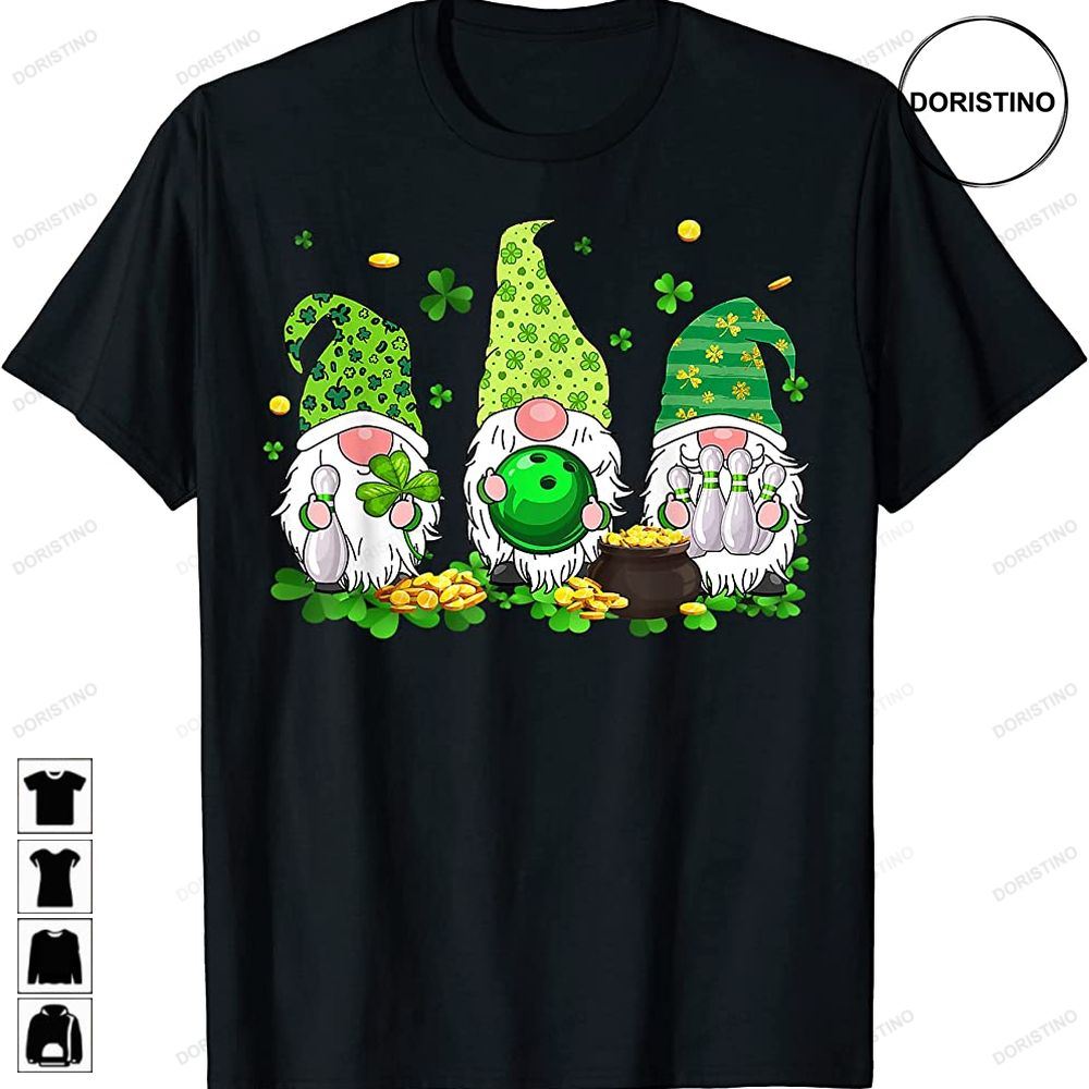 Funny Gnomes Bowling Lover St Patricks Day Awesome Shirts