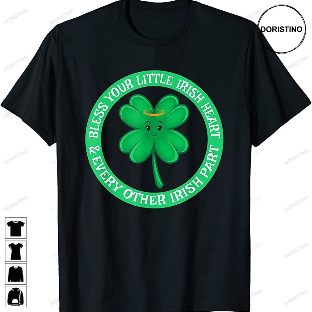 Funny Irish Blessing 4 Leaf Clover Angel St Patricks Day Limited Edition T-shirts