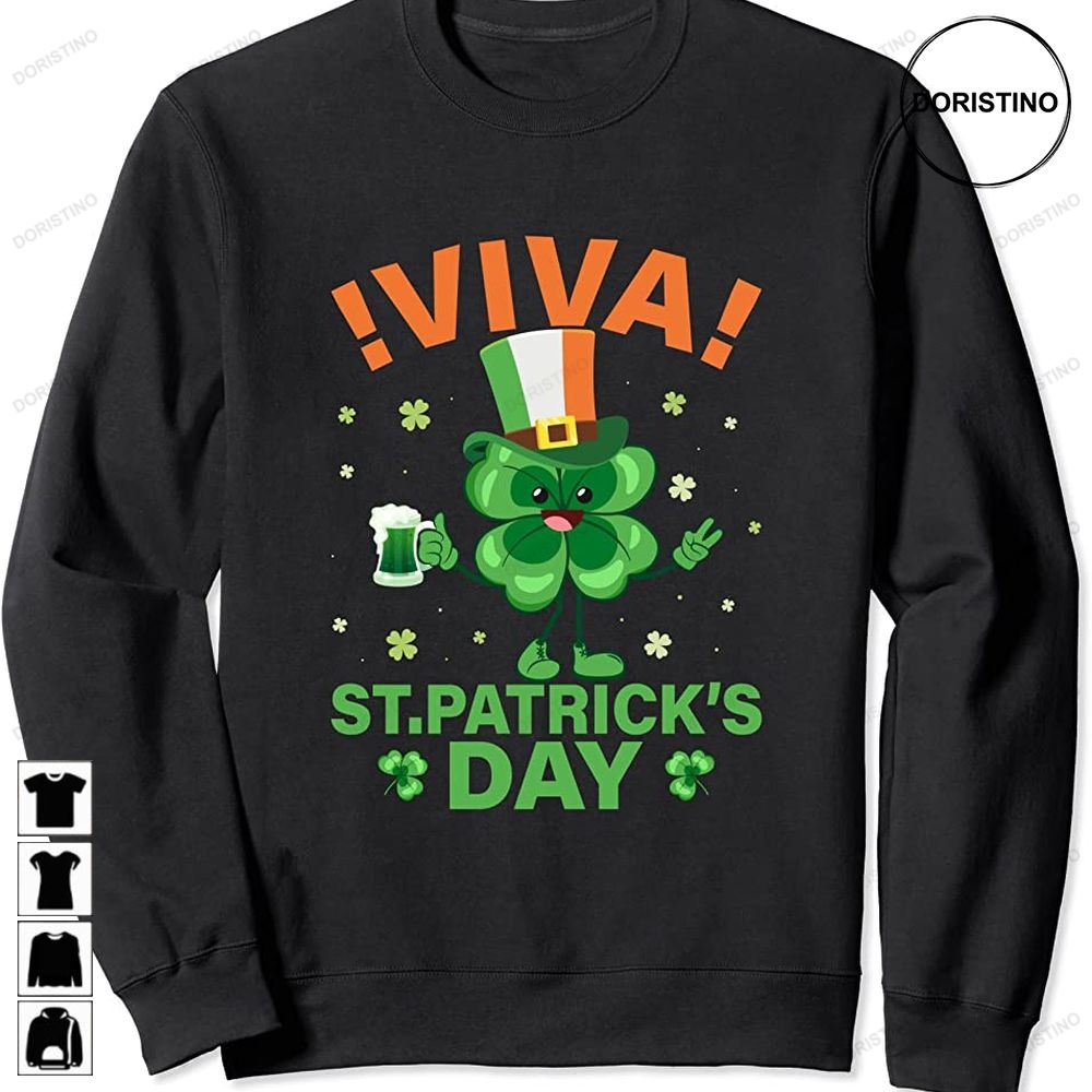 Funny Irish Viva Stpatricks Day Design Shenanigans Awesome Shirts