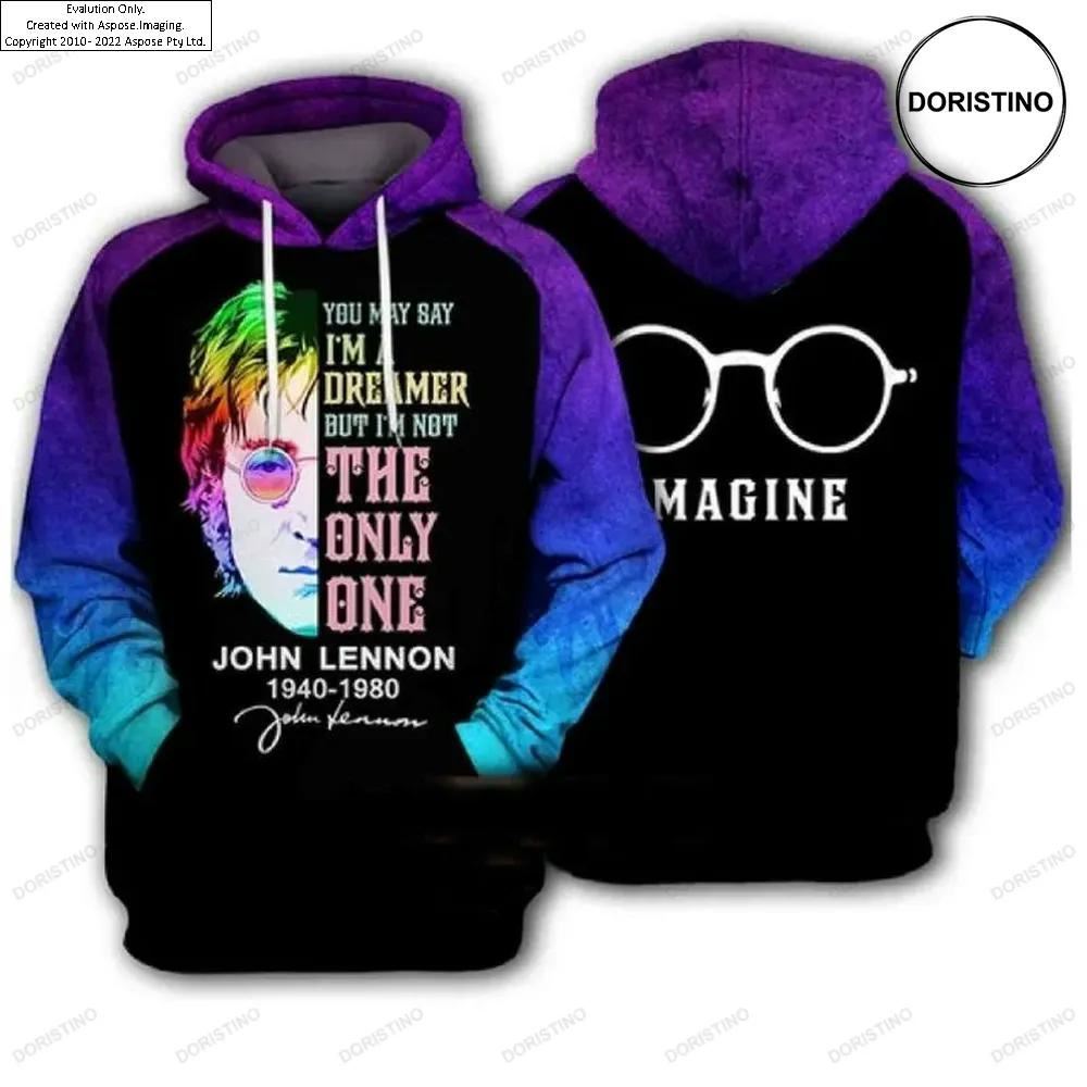 John Lennon Imagine All Over Print Hoodie
