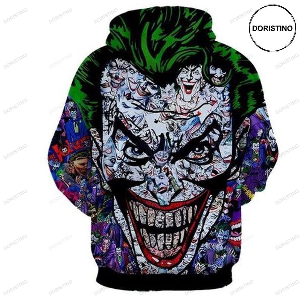 Joker Creepy Halloween All Over Print Hoodie