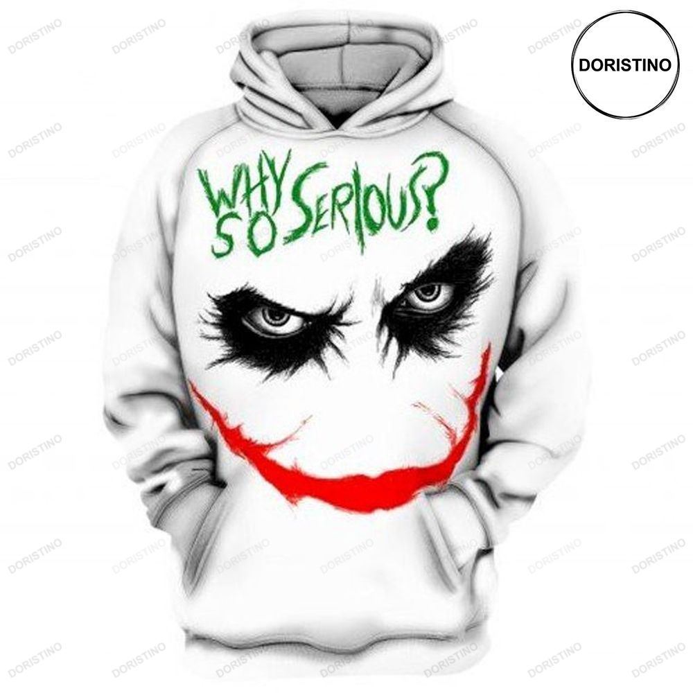 Joker Lovers Why So Serious Awesome 3D Hoodie