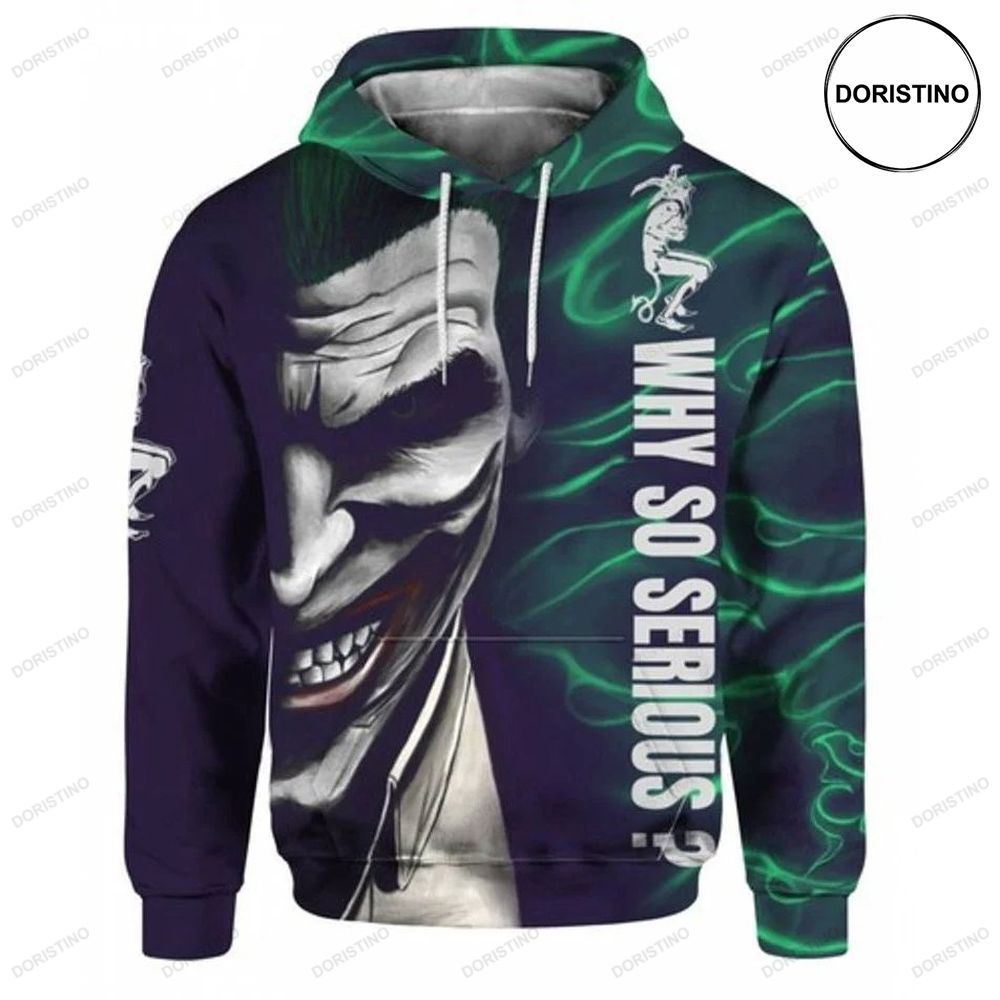 Joker Why So Serious Halloween Awesome 3D Hoodie