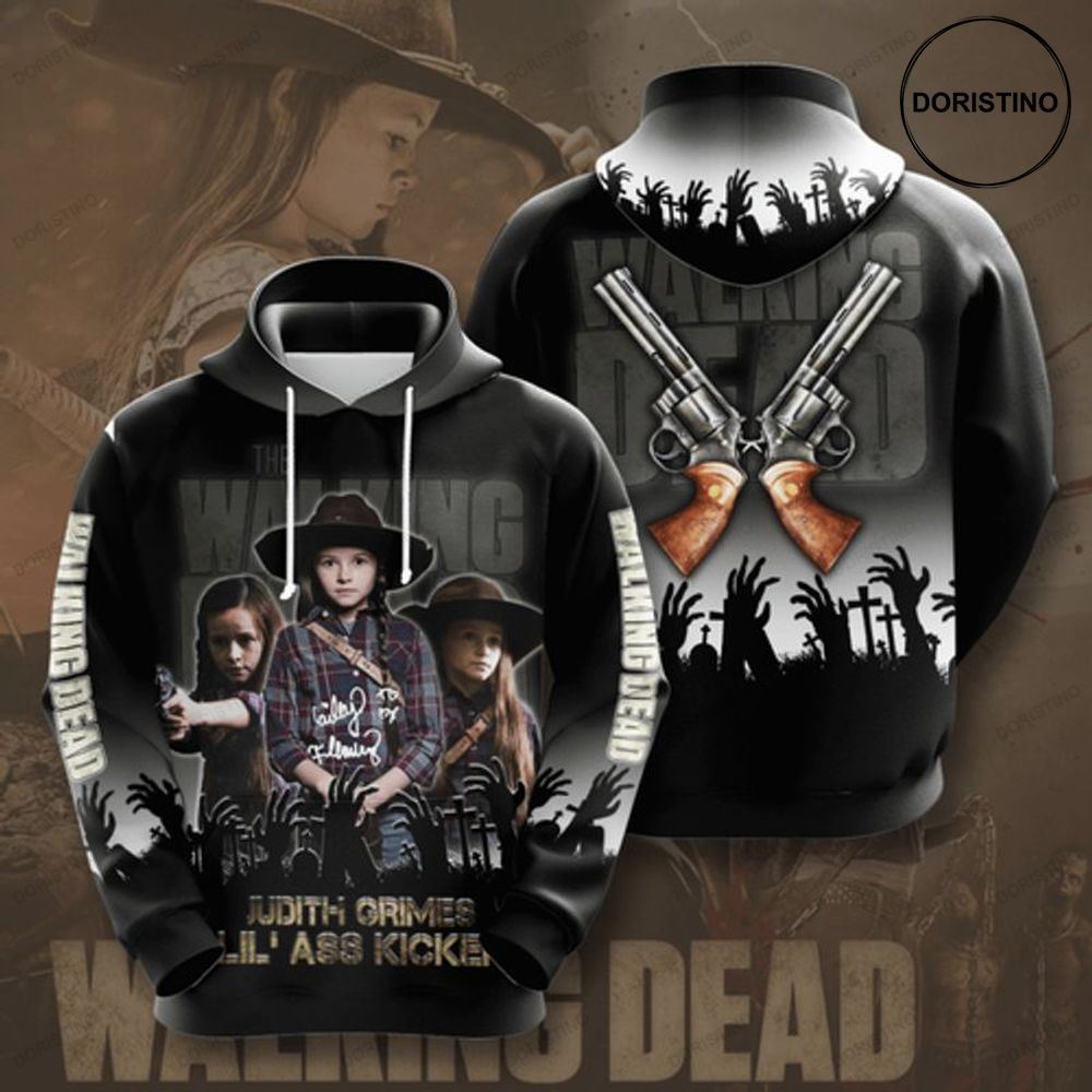 Judith Grimes And The Walking Dead All Over Print Hoodie