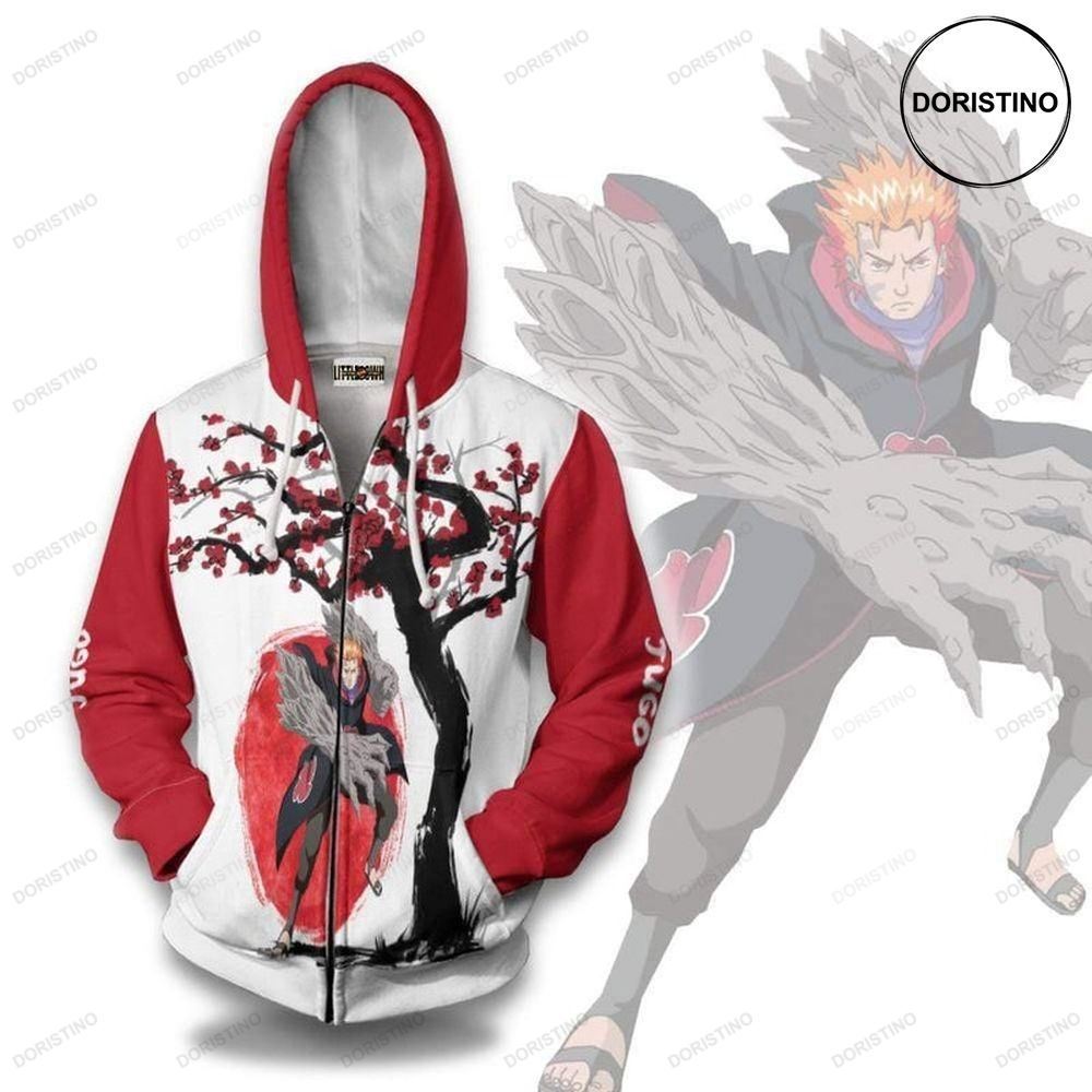Jugo Akatsuki Nrt Clothes Anime Outfit Ninja Under The Sun Limited Edition 3d Hoodie