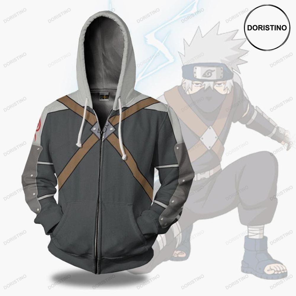 Kakashi Genin Nrt Clothes Anime Outfit All Over Print Hoodie